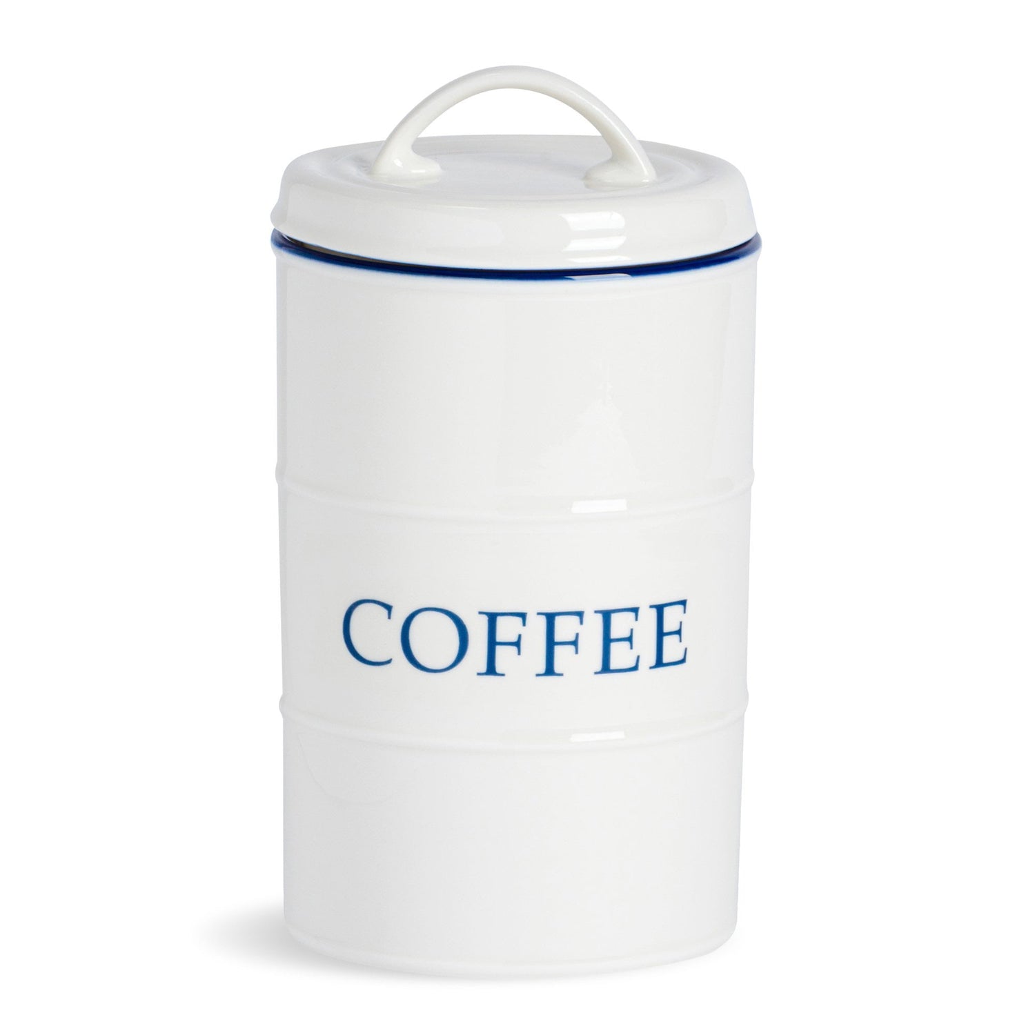 Farmhouse White Coffee Canister - Main Image