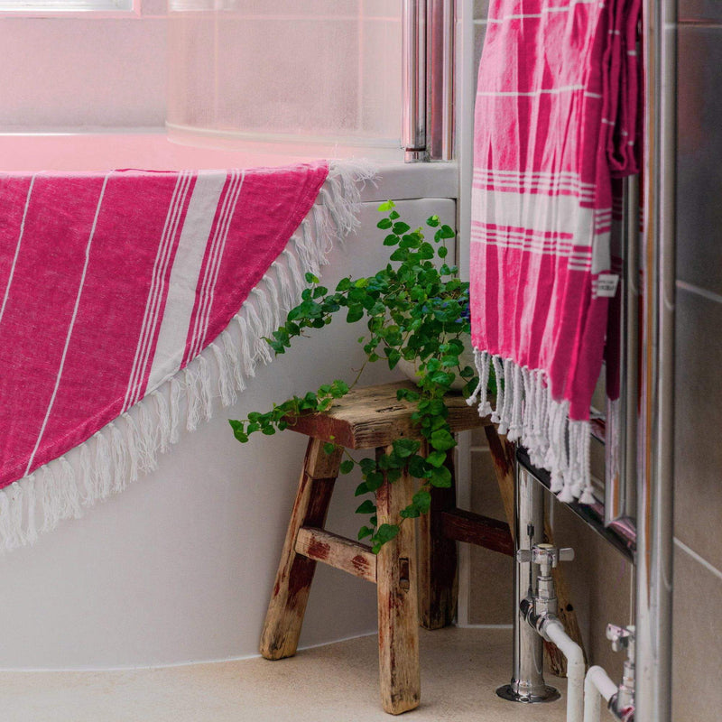 Round Turkish Cotton Bath Towel - By Nicola Spring