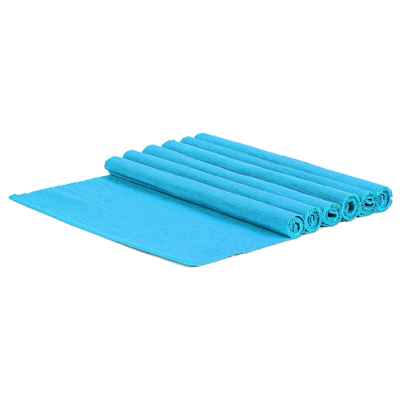 45cm x 34.5cm Ribbed Cotton Placemats Pack Six