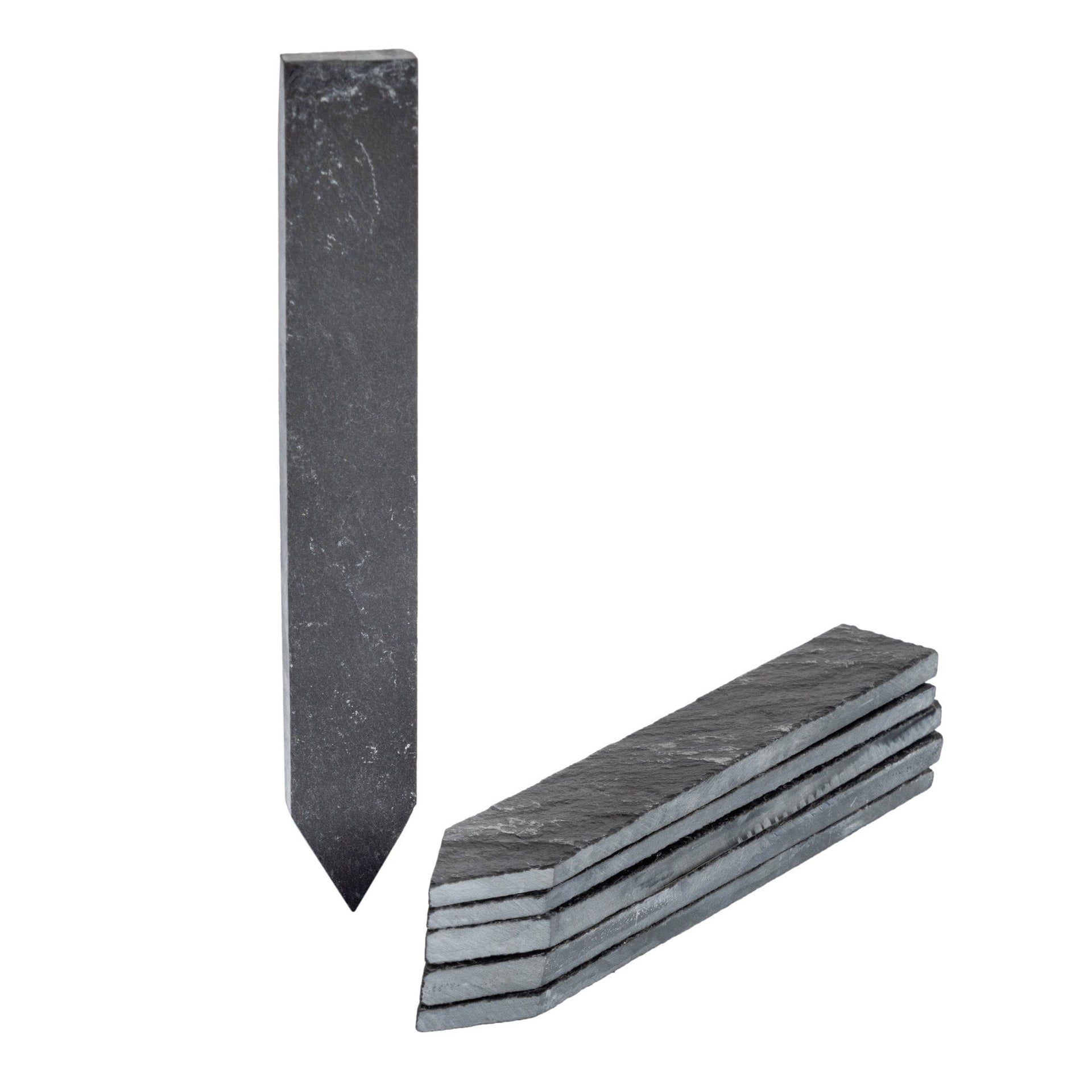 2cm x 15.5cm Slate Plant Markers Pack Six