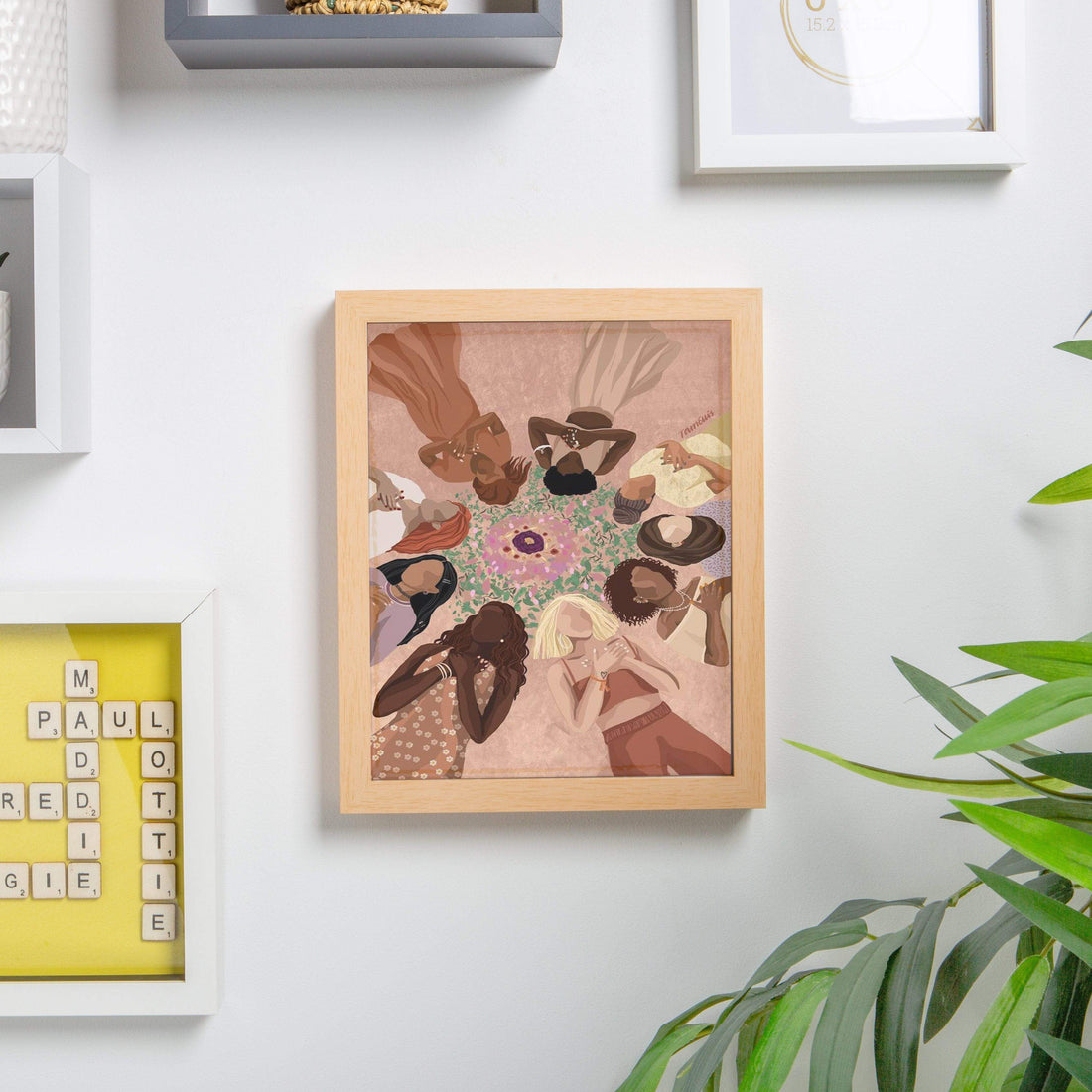 Light Wood 8" x 10" Shadow Box Photo Frame