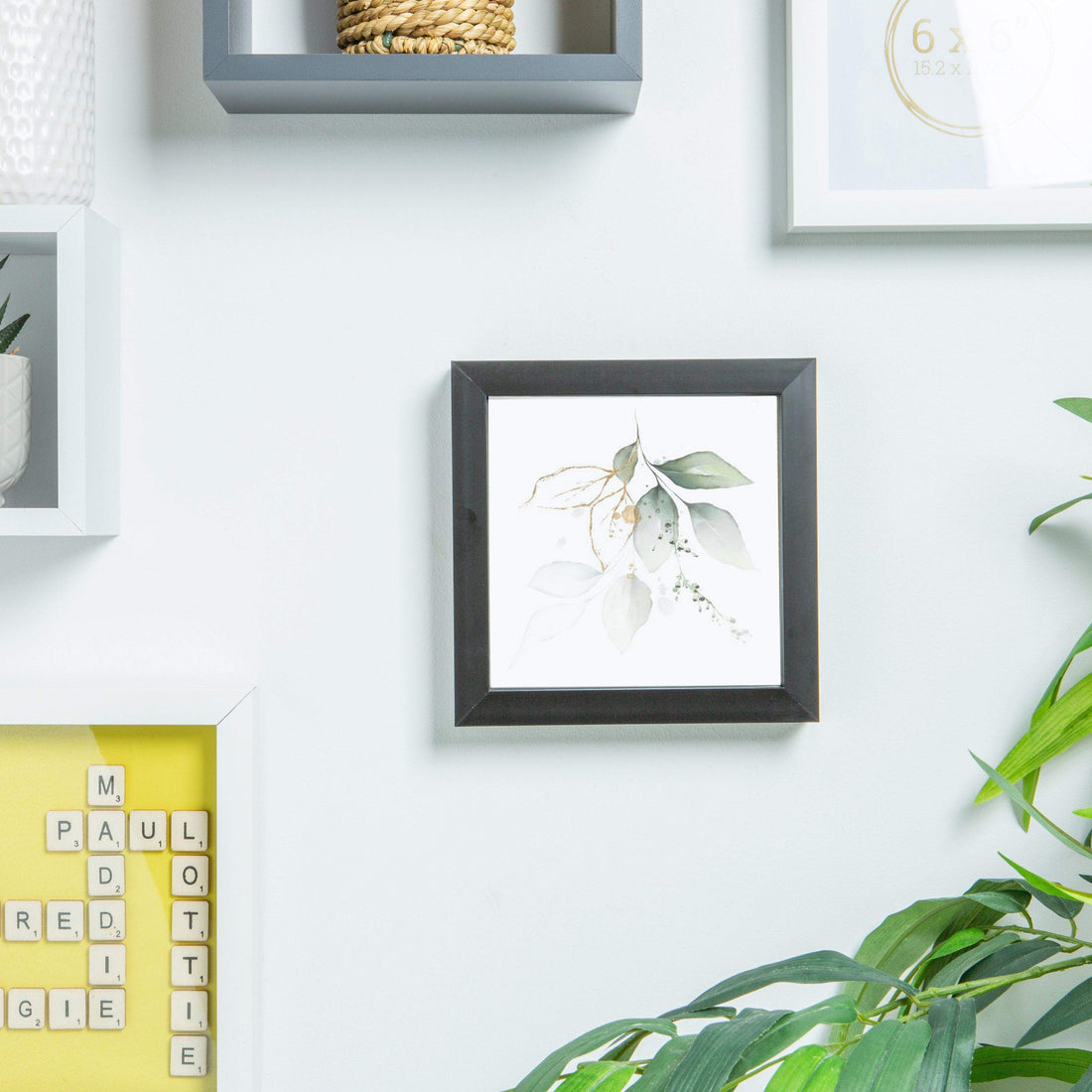 Black 6" x 6" Shadow Box Photo Frame