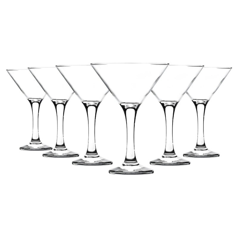 Martini Glasses - 175ml - Pack of 6 - By Rink Drink