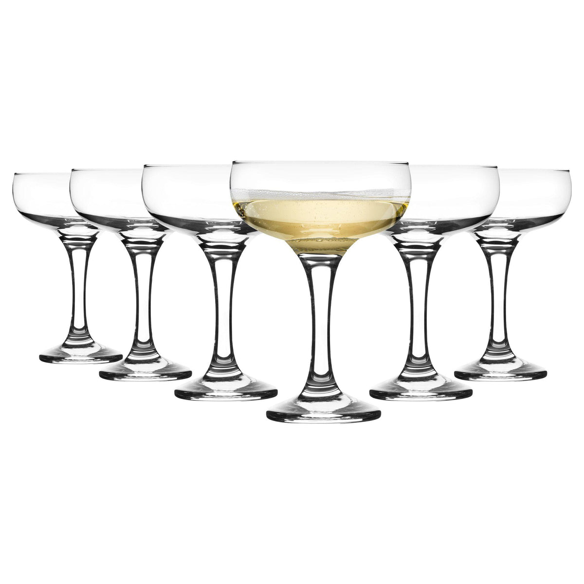 Vintage Champagne Saucers Pack Six