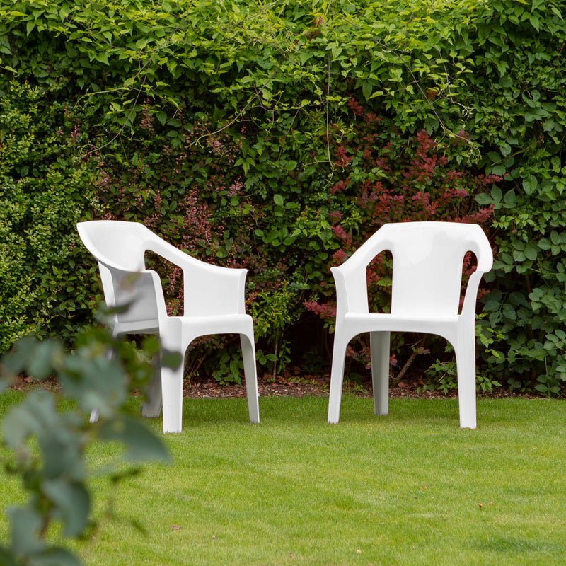Cool Garden Dining Chairs - Pack of Six - By Resol