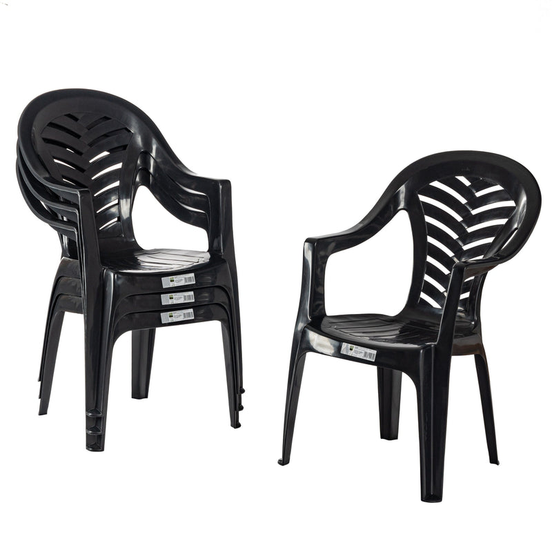 Palma Garden Dining Chairs - Pack of Four - By Resol