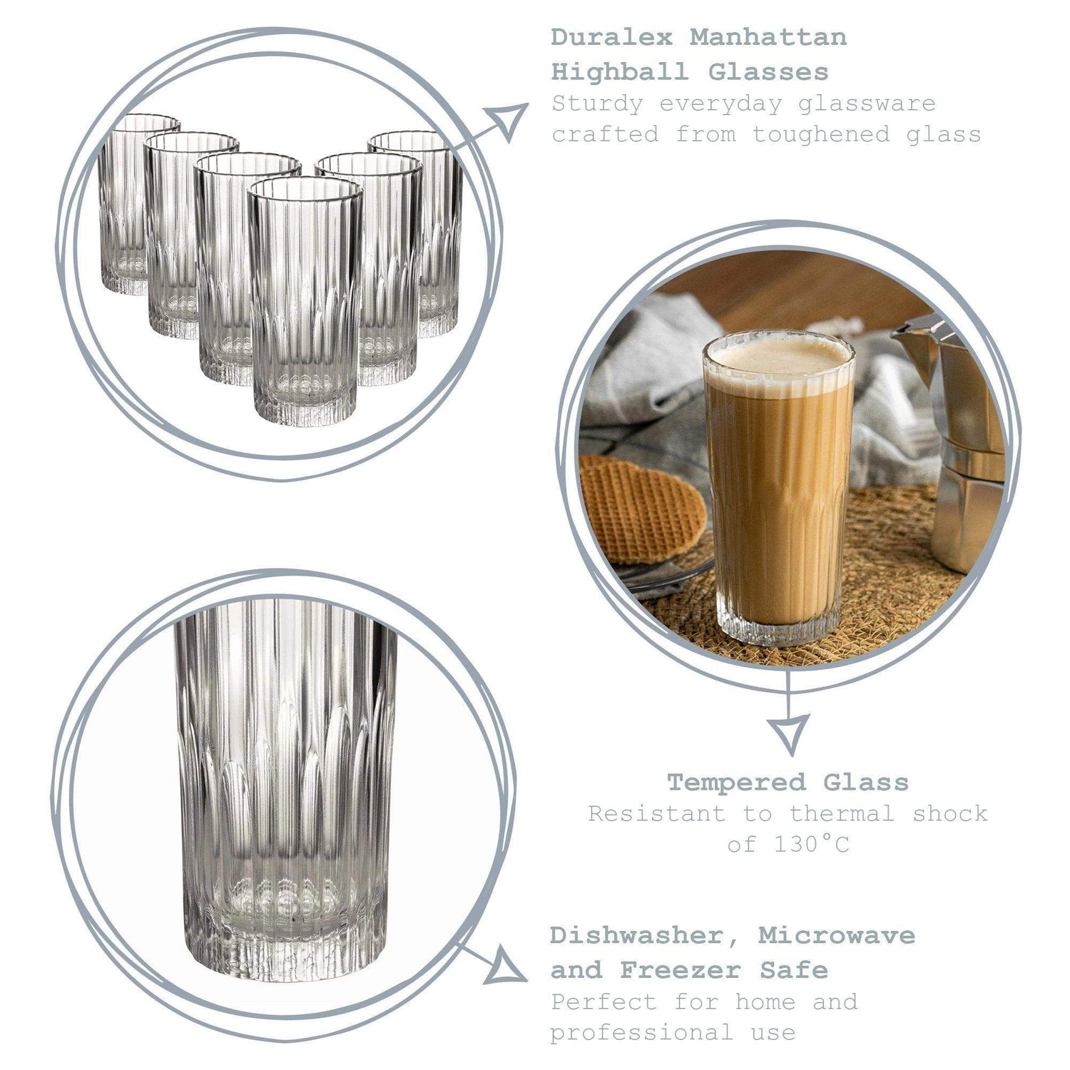 Set de Verres Duralex Verre Transparent Empilable 16 cl (6 pcs) | Leroy Set de Verres Duralex Verre Transparent Empilable 16 cl (6 pcs) | Leroy