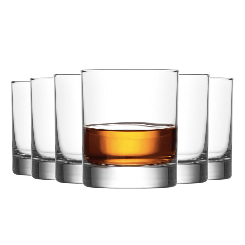 LAV 6 Piece Ada Whisky Glasses Set - 305ml