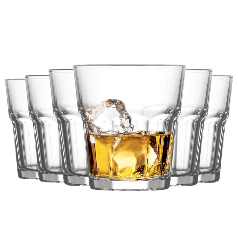 LAV 6 Piece Aras Whisky Glasses Set - 305ml