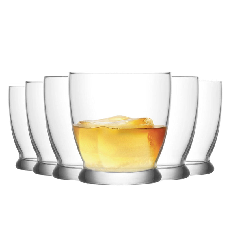 LAV 6 Piece Roma Whisky Glasses Set - 295ml