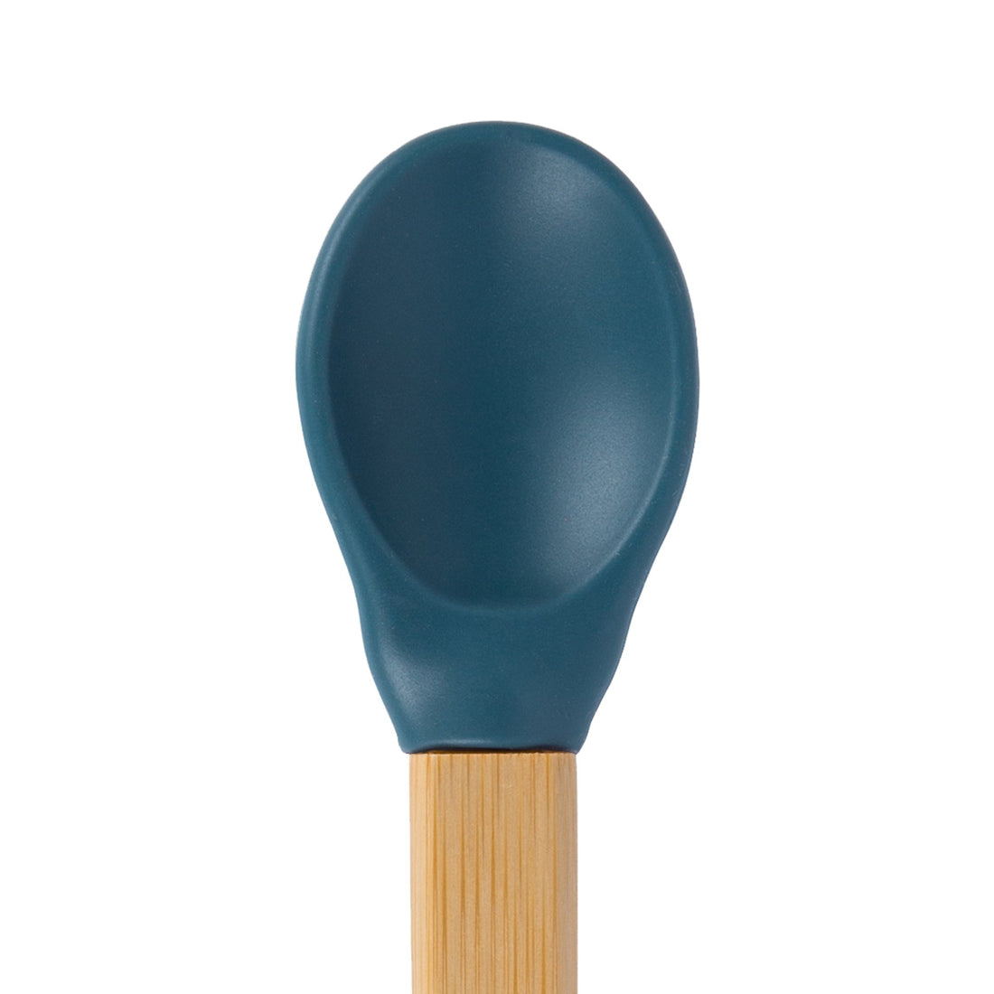 Bamboo Suction Bowl &amp; Spoon Set - Navy