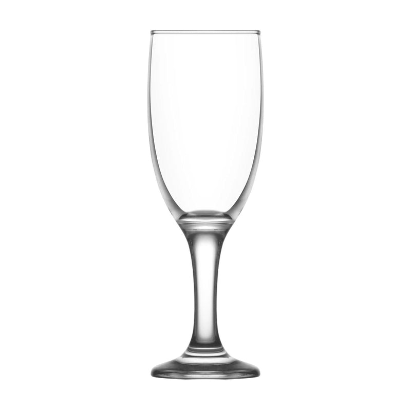 125ml Misket Glass Champagne Flutes - Pack of 6 - By LAV