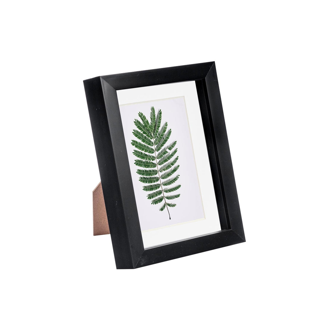 Black 5" x 7" Shadow Box Photo Frame with 4" x 6" White Mount