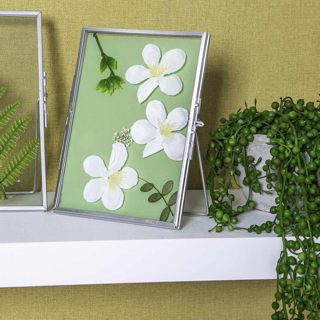 Silver 8" x 10" Freestanding Metal Photo Frame