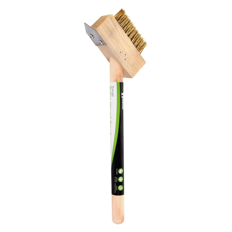 Wooden Handle Weed Brush - By Green Blade