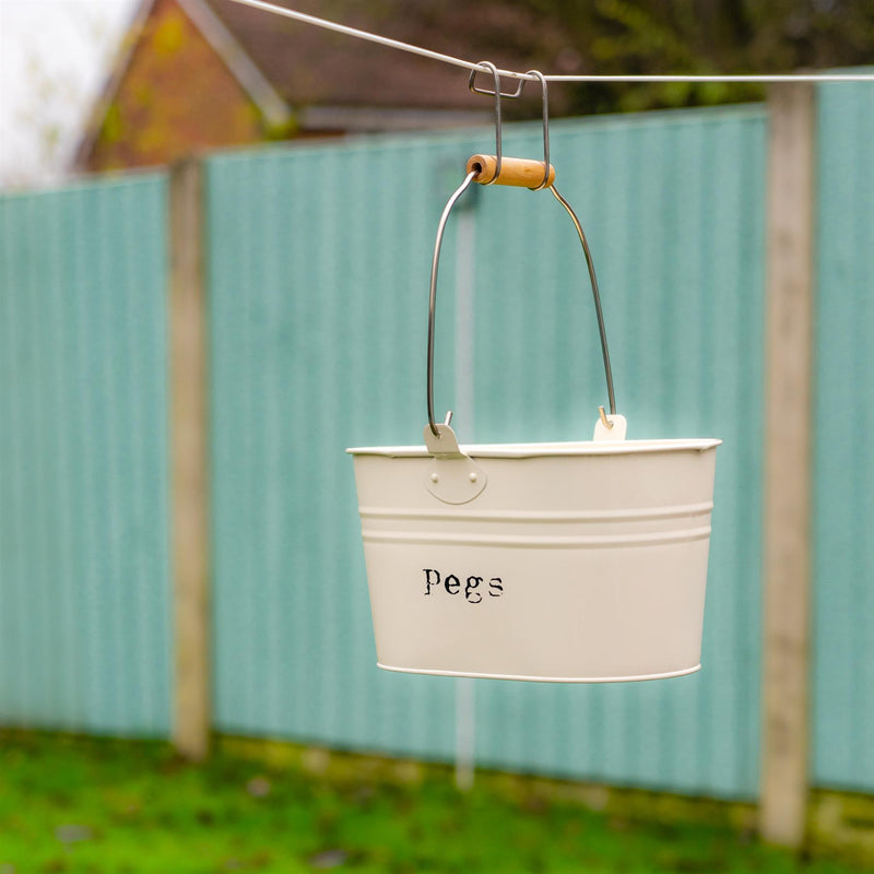 Vintage Peg Bucket - By Harbour Housewares