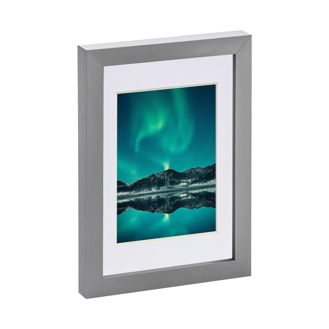 Grey A5 Photo Frame with 4" x 6" Mount