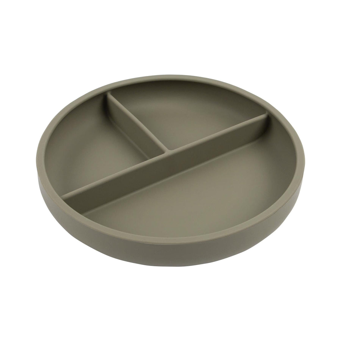 Silver Sage Divided Silicone Baby Suction Plate
