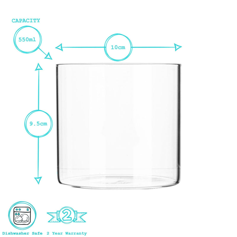3pc Scandi Storage Jar Set with Cork Lids - By Argon Tableware