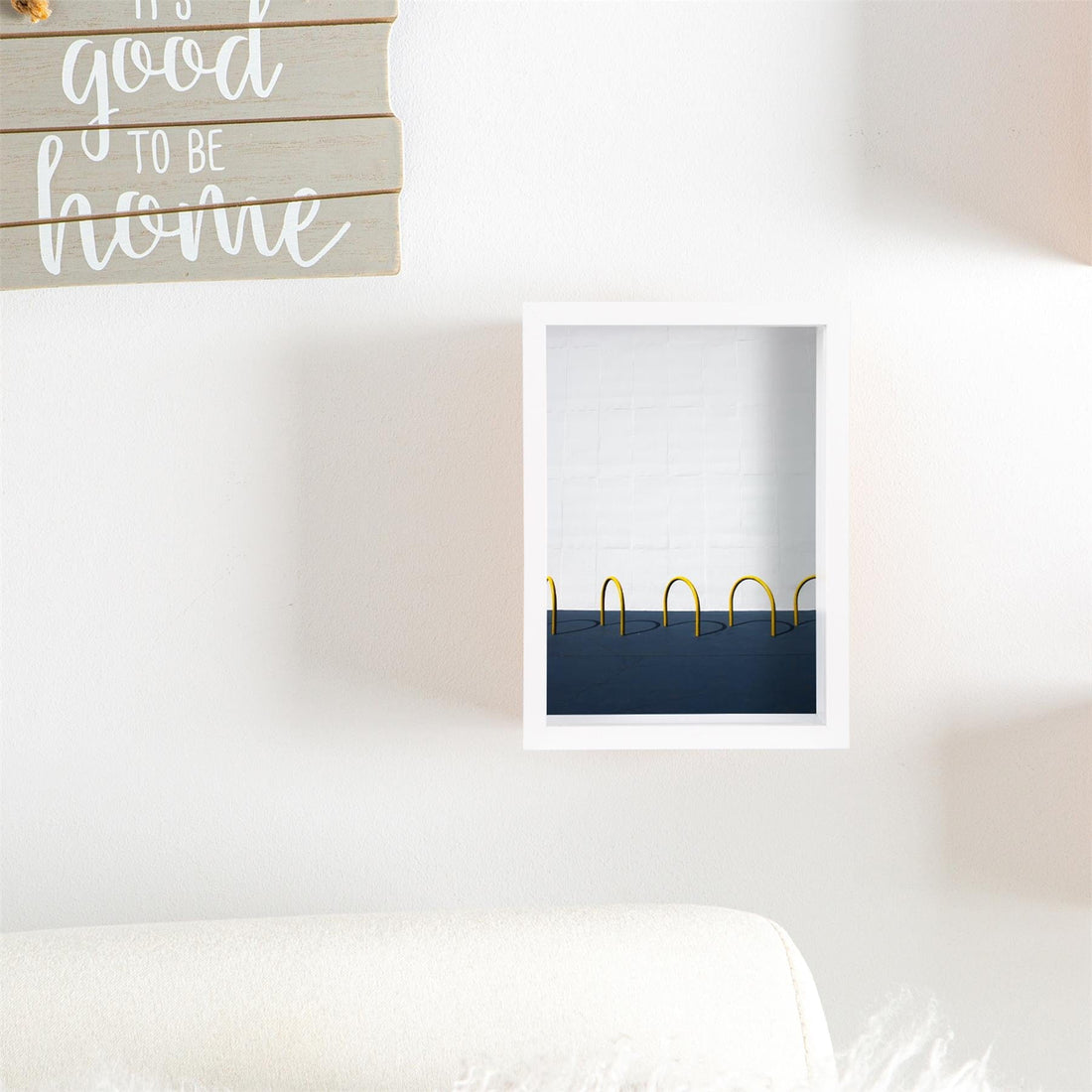 White 5" x 7" Deep Shadow Box Photo Frame