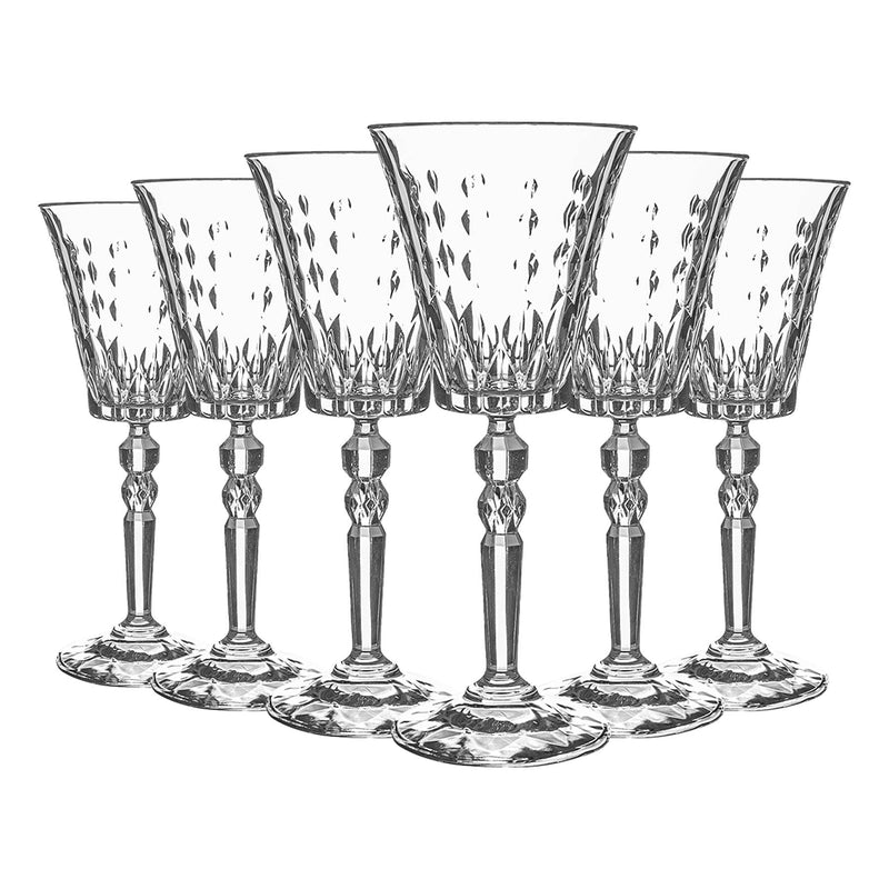 RCR Crystal 6 Piece Marilyn Wine Glasses Set - 259ml