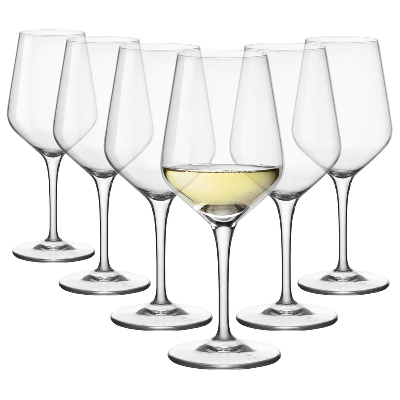 350ml Electra White Wine Glasses - Pack of 6 - By Bormioli Rocco