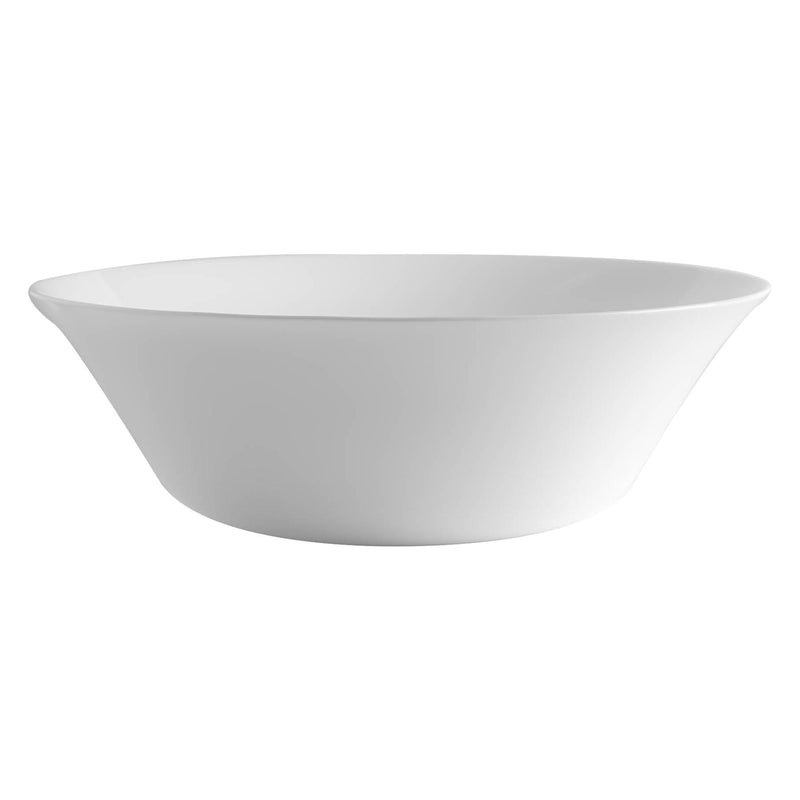 Bormioli Rocco White Moon Glass Serving Bowl - 27cm - White