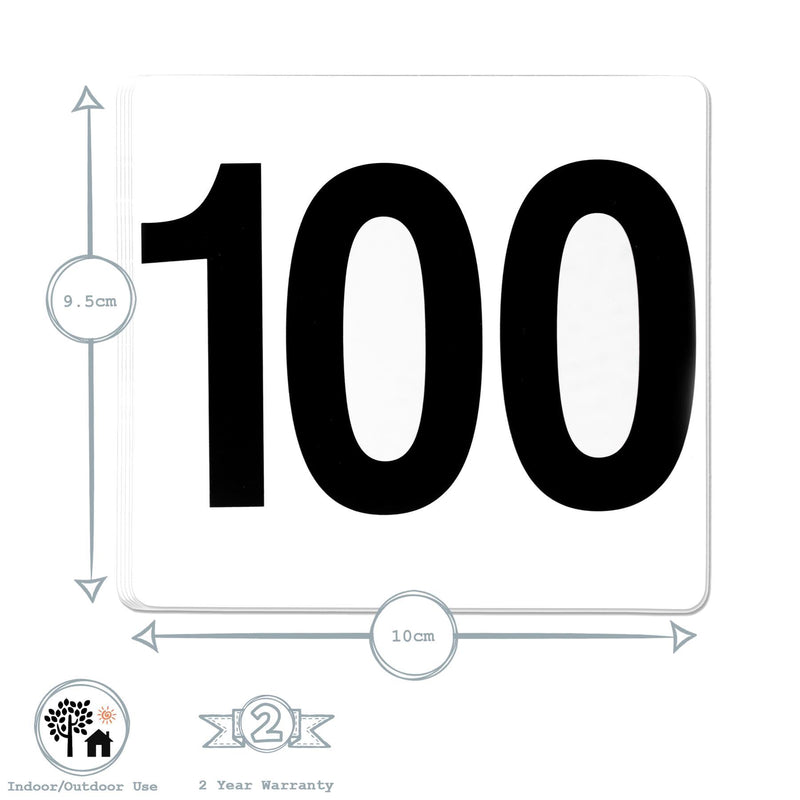 Plastic Table Numbers - 1 to 100 - By Argon Tableware