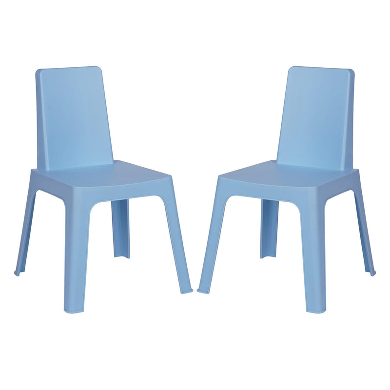 Julieta Children's Plastic Garden Play Chairs - Pack of Two - By Resol