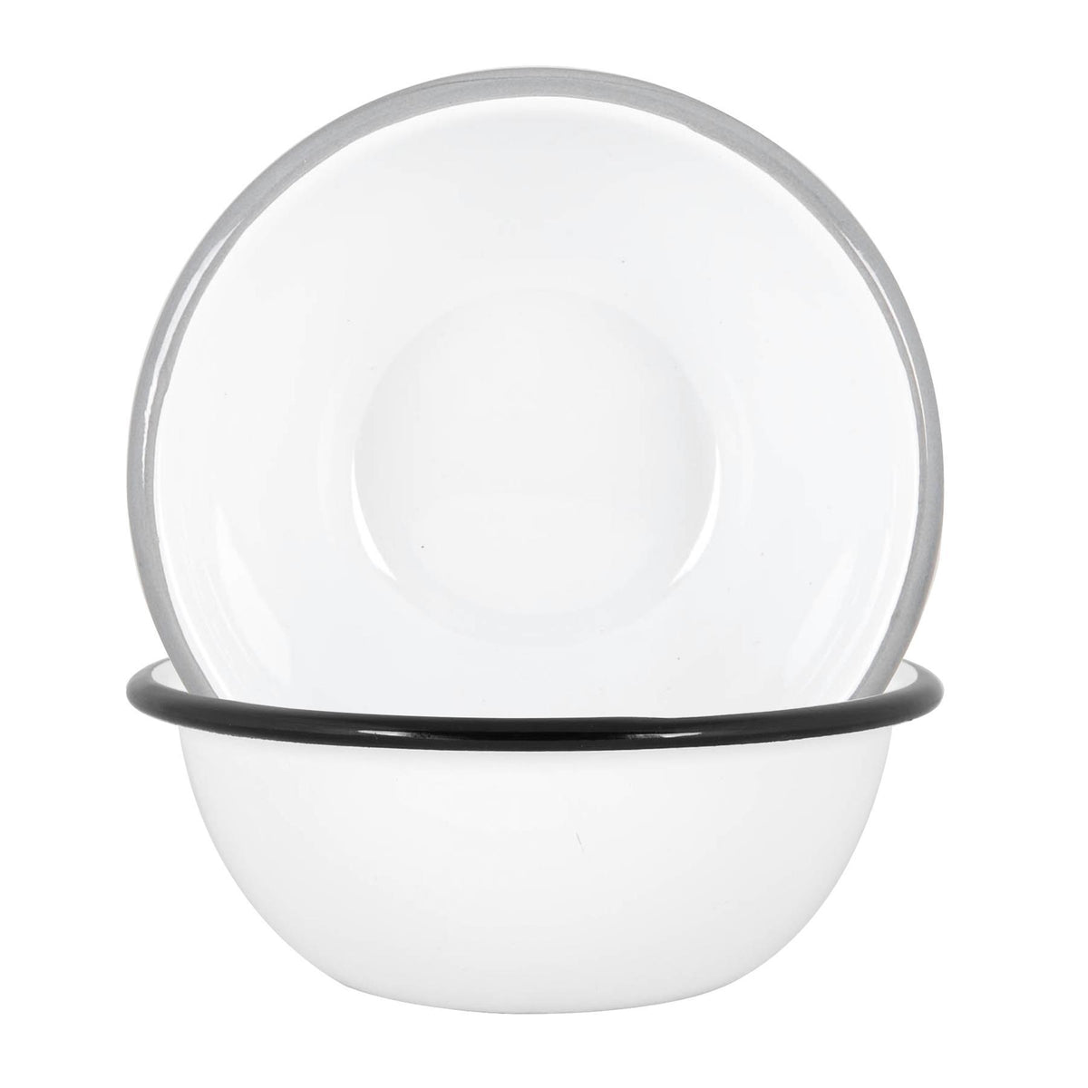 16cm Enamel Bowls Pack Four
