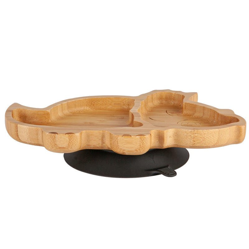 Dani The Dinosaur Bamboo Suction Plate - By Tiny Dining