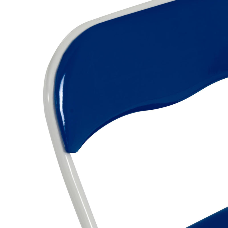 Coloured Padded Folding Chairs - Pack of Six - By Harbour Housewares