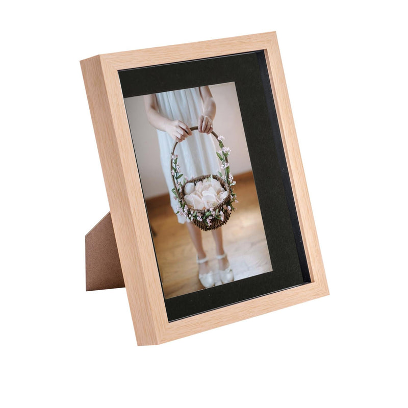 8" x 10" 3D Box Photo Frame with 5" x 7" Mount - By Nicola Spring