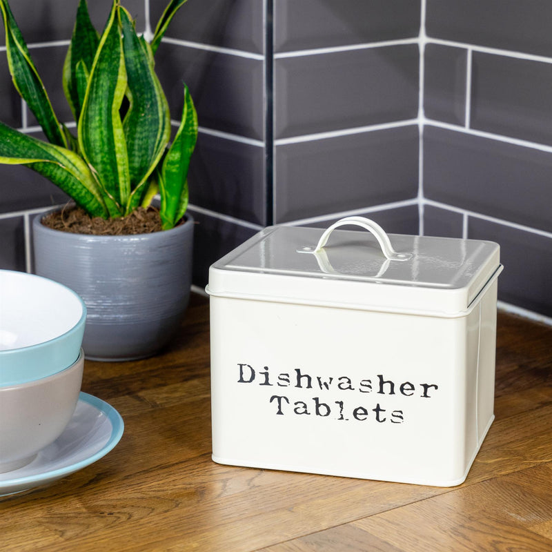 Vintage Dishwasher Tablet Tin - By Harbour Housewares