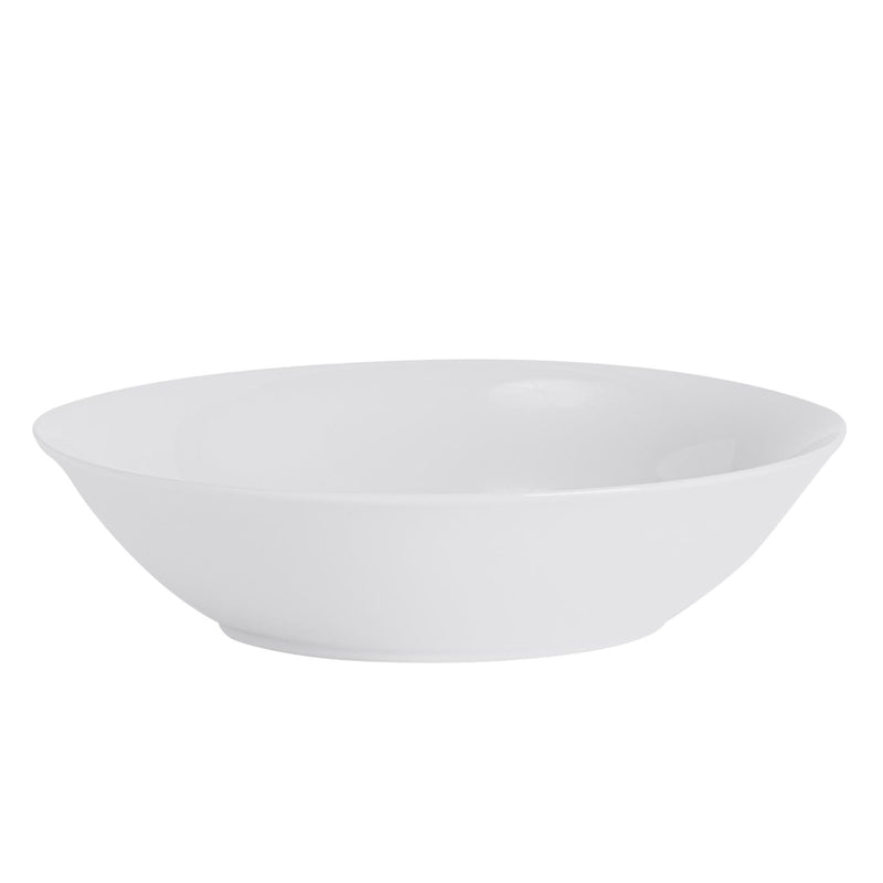 25.5cm White Pasta Bowls - Pack of Six - By Argon Tableware