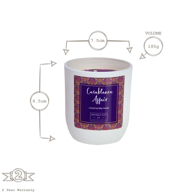 2pc Casablanca Affair Botanical Scented Candle & Diffuser Set -  By Bramble Bay