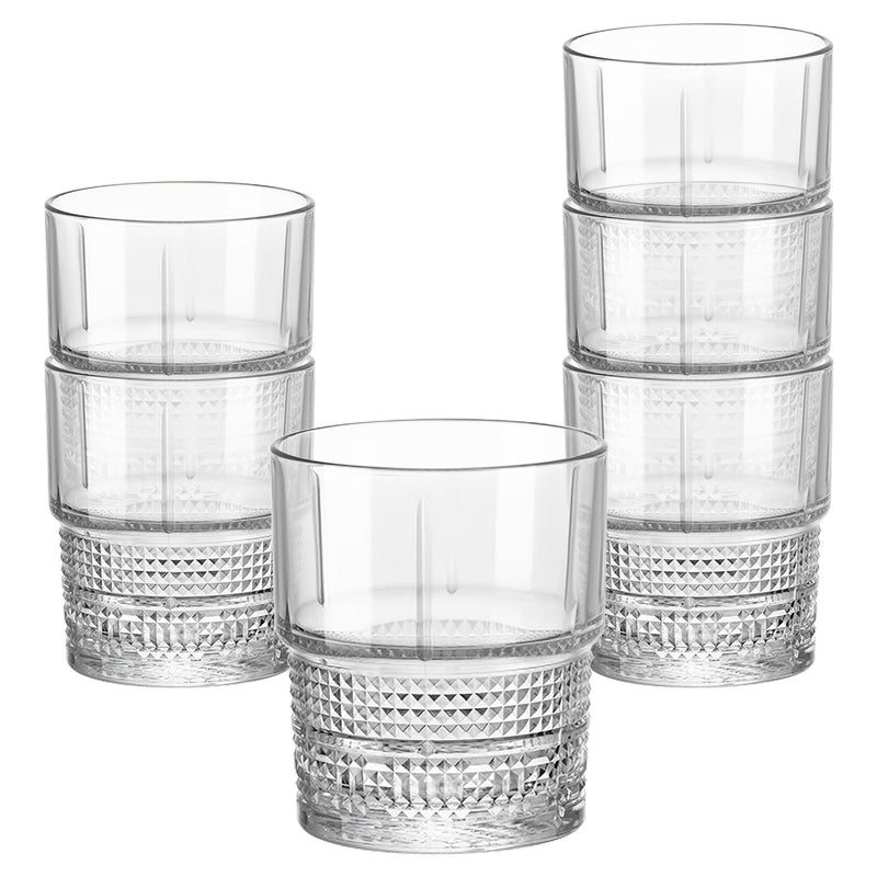 370ml Bartender Novecento Whisky Glasses - Pack of Six - By Bormioli Rocco