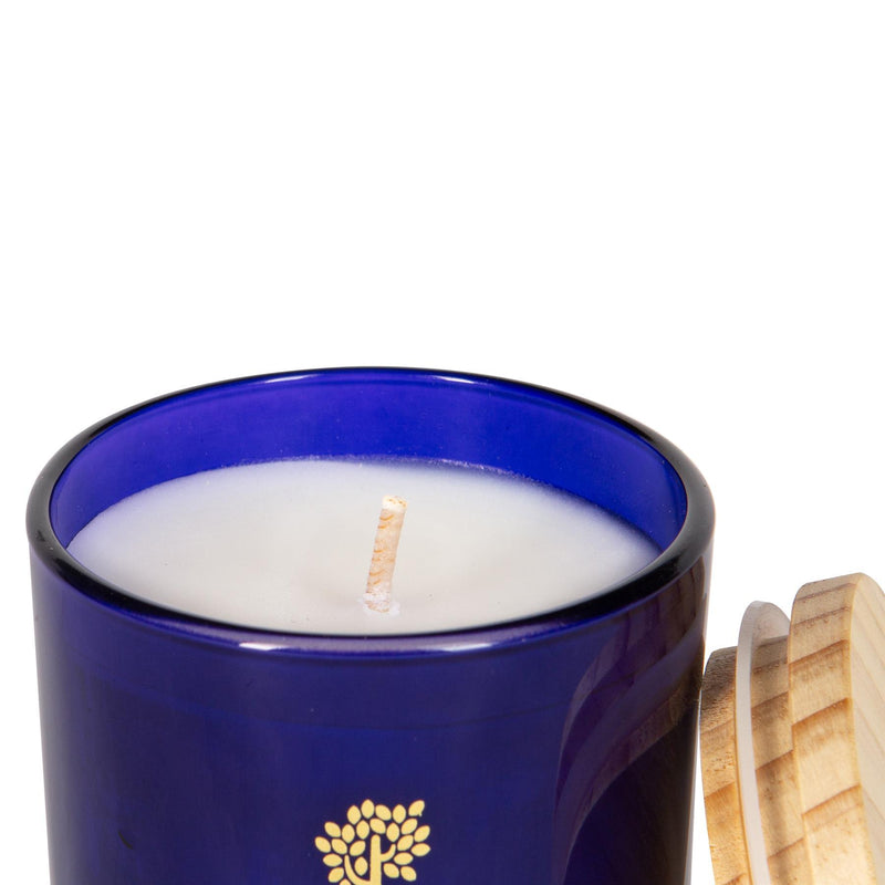 130g Patchouli & Rosewood Soy Wax Scented Candle - By Nicola Spring
