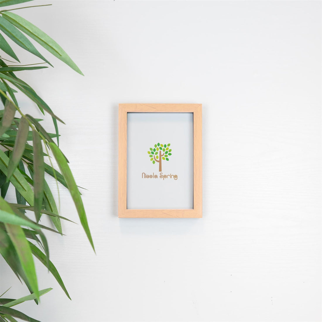 Light Wood A5 (6" x 8") Shadow Box Photo Frame with 4" x 6" Mount