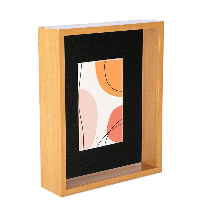 8" x 10" 3D Deep Box Photo Frame with 4" x 6" Mount - By Nicola Spring