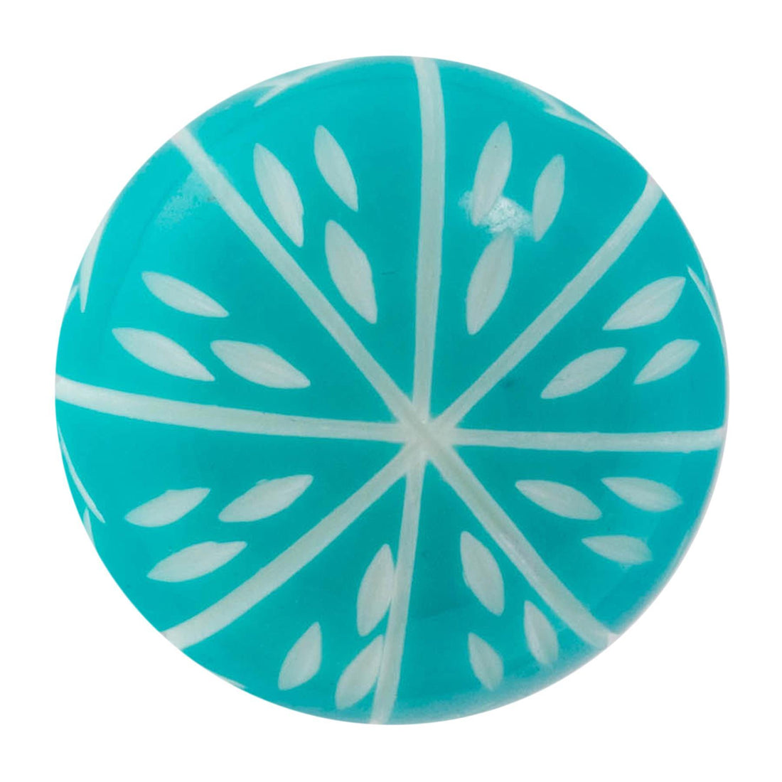Turquoise 35mm Round Resin Cabinet Knob