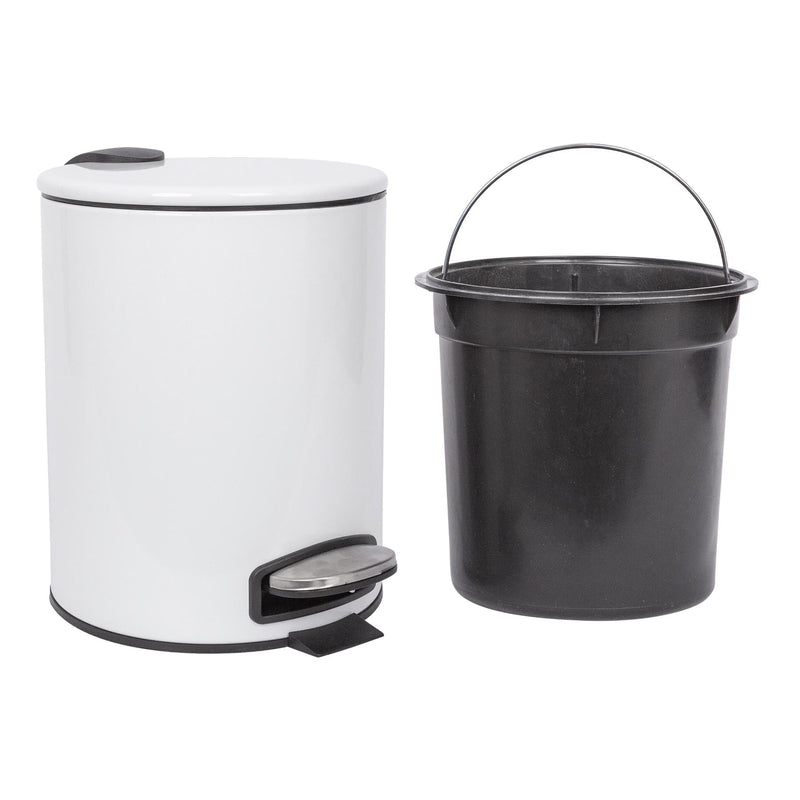 5L Round Stainless Steel Pedal Bin - By Harbour Housewares
