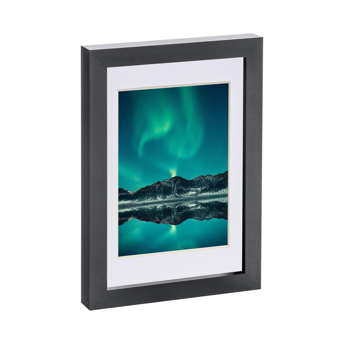 Black A5 Photo Frame with 4" x 6" Mount
