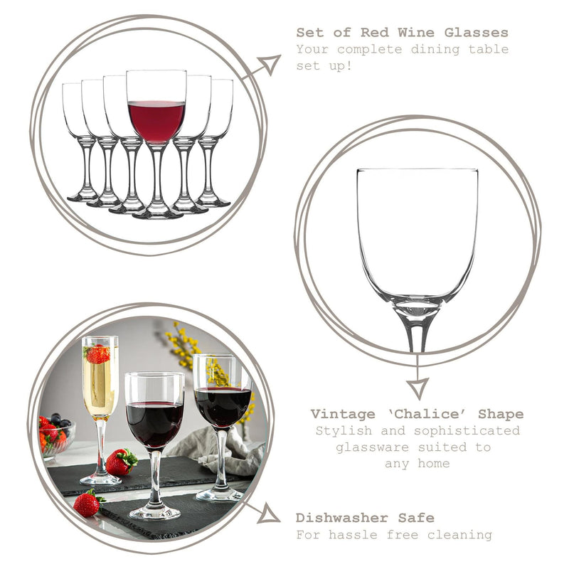 365ml Tokyo Wine Glasses - Pack of Six  - By LAV